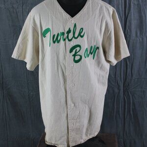 Vintage Baseball Jersey - Turtel Bay Marine Pub - Men's Extra Large